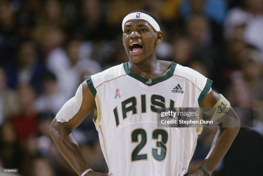 LeBron James playing for Irish